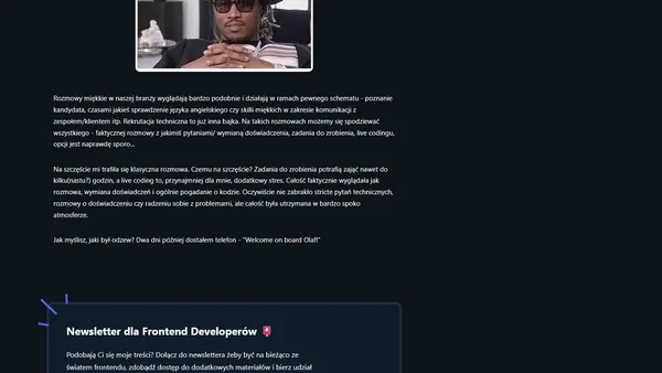 Jak dostałem pracę jako Frontend Developer?