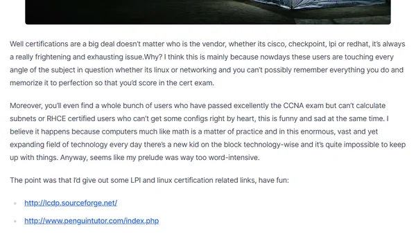 Linux Certifications or not?