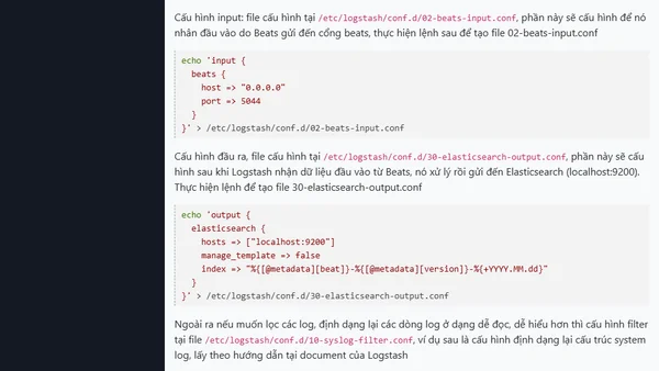 Tìm hiểu và cài đặt ELK Elasticsearch Logstash Kibana