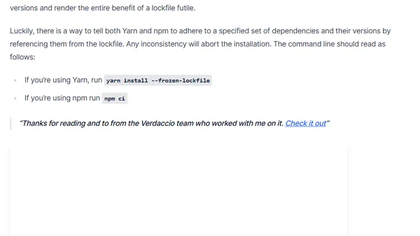 So you think you're just gonna `npm install`? Think again