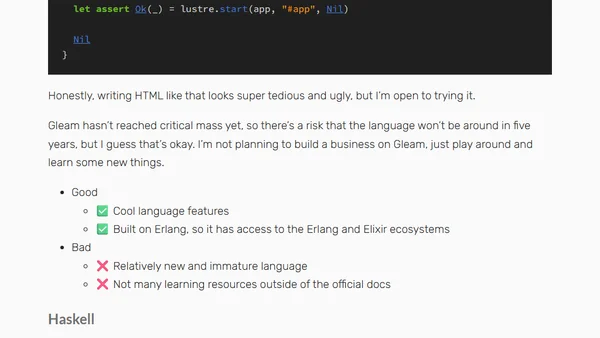 Which New Language Should I Learn for Web Development?