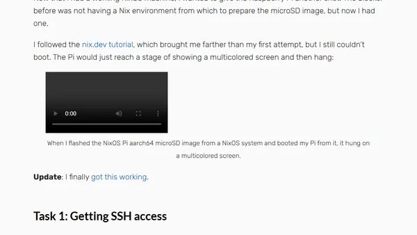 My First Impressions of Nix