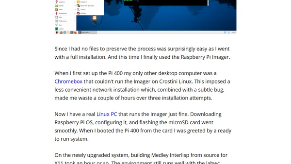 Upgrading to Raspberry Pi OS 2024-11-19