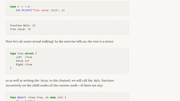 Learning Golang (some rough notes) - S01E09 - Concurrency (Channels, Goroutines)