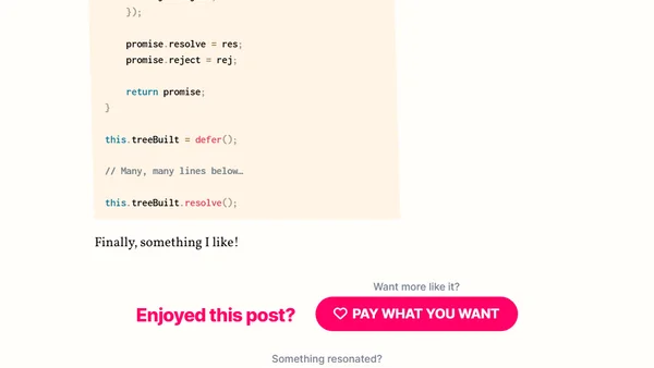 Resolve Promises externally with this one weird trick