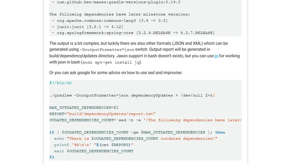 Keep your stuff up to date