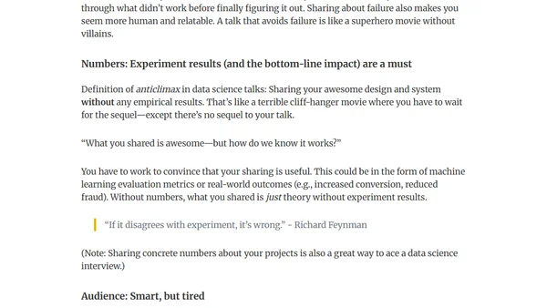 How to Give a Kick-Ass Data Science Talk