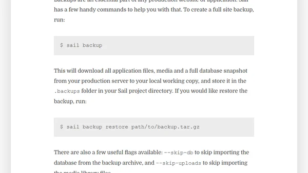 How To Install WordPress on DigitalOcean with Sail