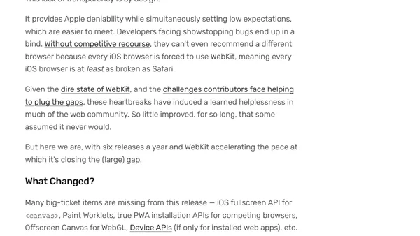 Safari 16.4 Is An Admission