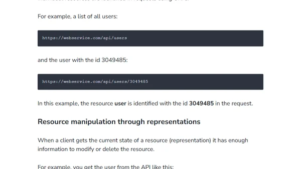 REST - Representational State Transfer