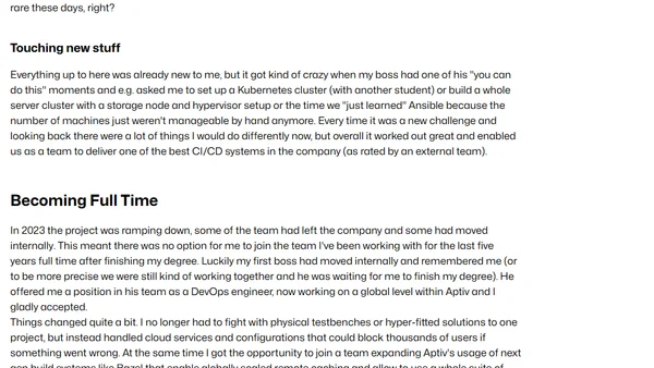 A new entry to my CV