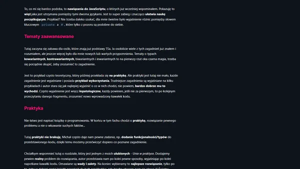 Recenzja - TypeScript na poważnie