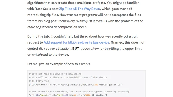Cgroups all the way down