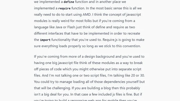 Backbone Boilerplate: Playing with RequireJS