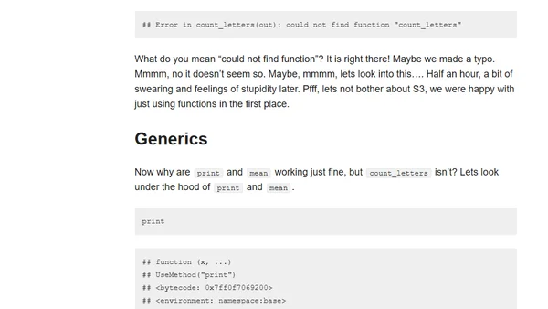 Why your S3 method isn’t working