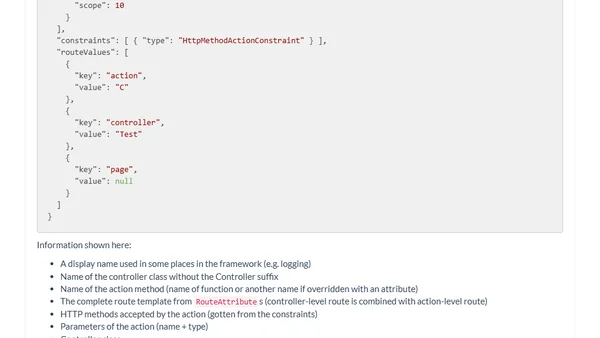 Discovering controller actions and Razor Pages in ASP.NET MVC Core