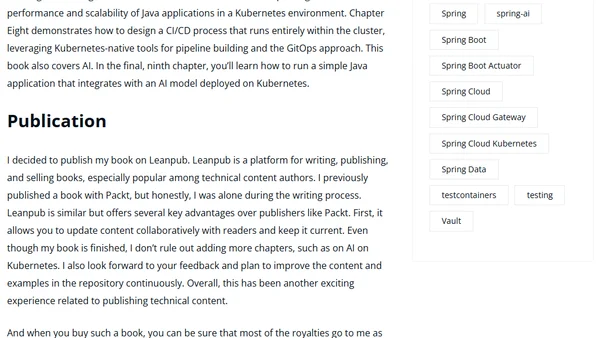 A Book: Hands-On Java with Kubernetes