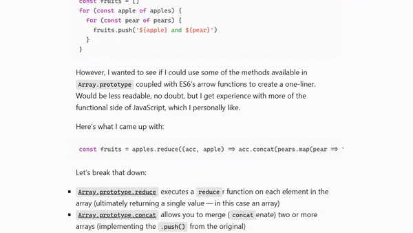 Functional Cartesian Products in JavaScript