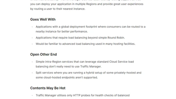 Not Your Father's Cloud: Microsoft Azure Traffic Manager Explained