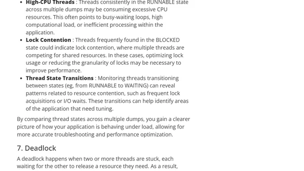 Demystifying Thread Dumps: Your Guide to Java Performance Optimization