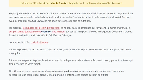 Les interactions: la clé de la réussite d'un développement logiciel