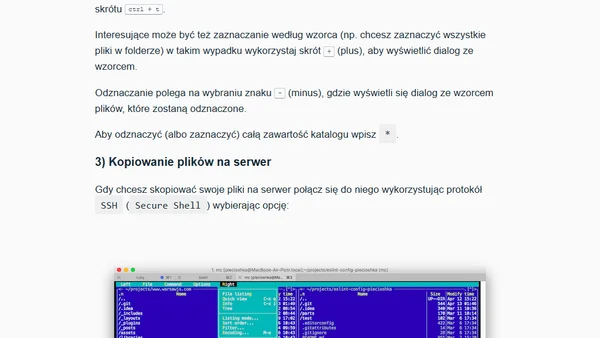 Midnight Commander — narzędzie odporne na czas