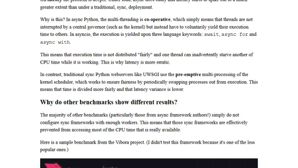 Async Python is not faster
