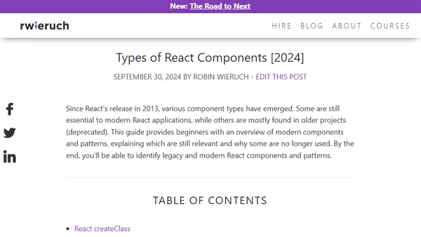 Types of React Components [2024]