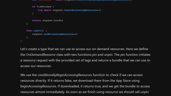 On-demand resources in iOS app