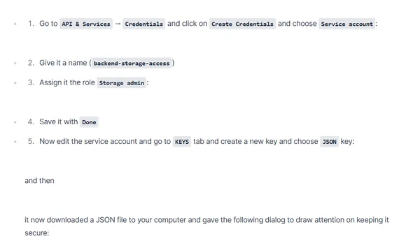 How to Setup Google Cloud Project and Store Images in Google Cloud