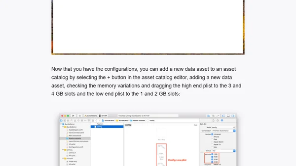 Unleashing the power of asset catalogs and bundles on iOS