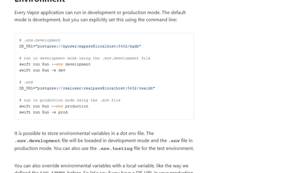 The anatomy of Vapor commands