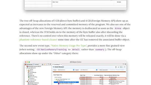 Tracking Java Native Memory With JDK Flight Recorder