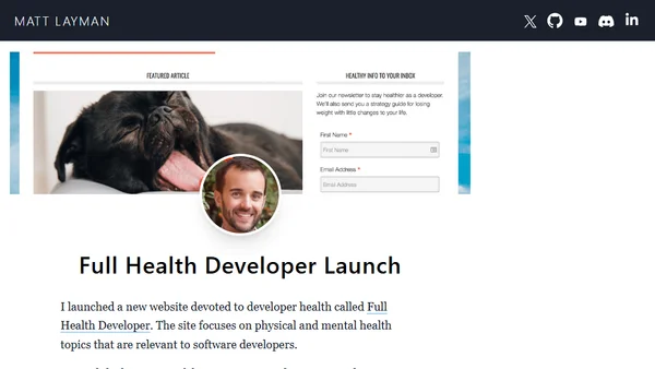 Full Health Developer Launch