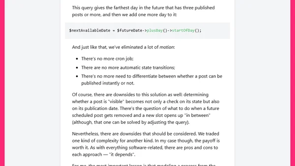 Reducing code motion