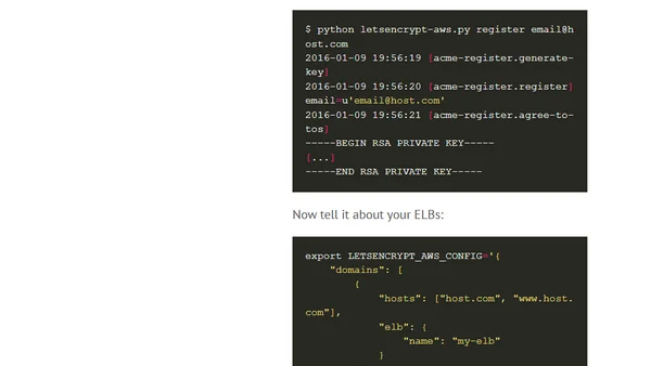 Announcing letsencrypt-aws
