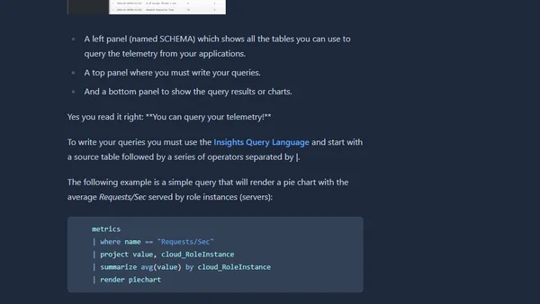 Application Insights Analytics