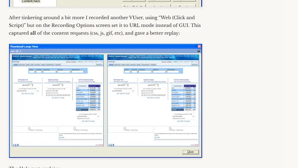 OBIEE and Load Runner - part 2