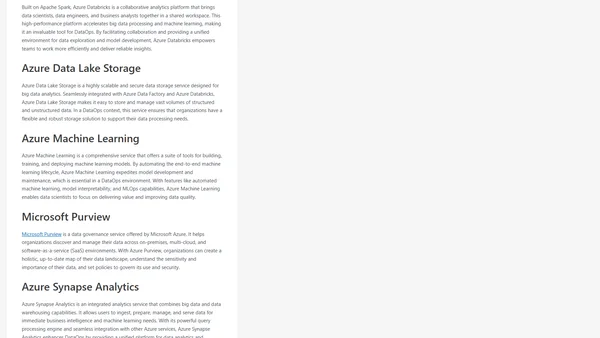 Harnessing the Power of DataOps with Azure Services