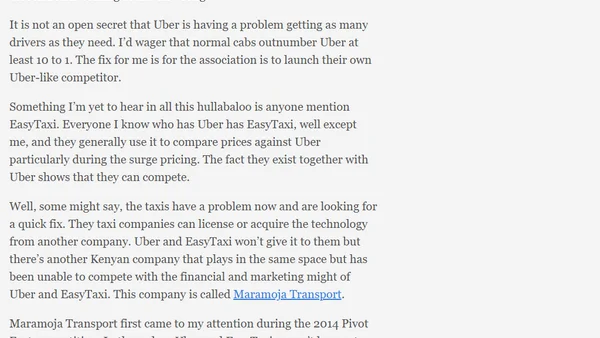 Uber x Taxi Wars
