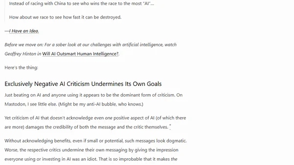 How the Anti-AI Movement Hurts Itself (and What It Could Do Instead)