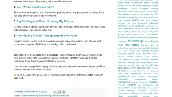 Beyond the Mess: A Complete Look at Event Storming Big Picture