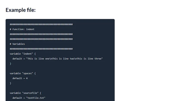 Terraform - FotD - indent()