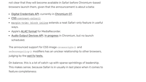 Safari at WWDC '25: The Ghost of Christmas Past