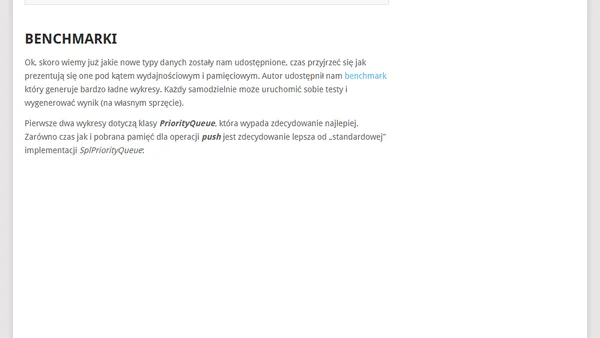 Wydajne struktury danych w PHP 7
