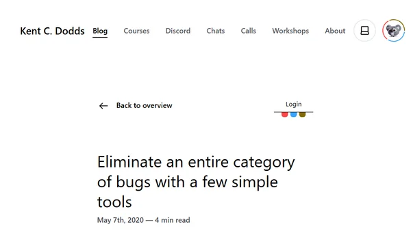 Eliminate an entire category of bugs with a few simple tools