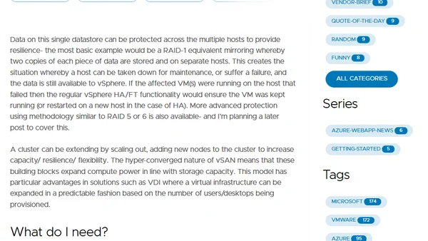 vSAN Introduction