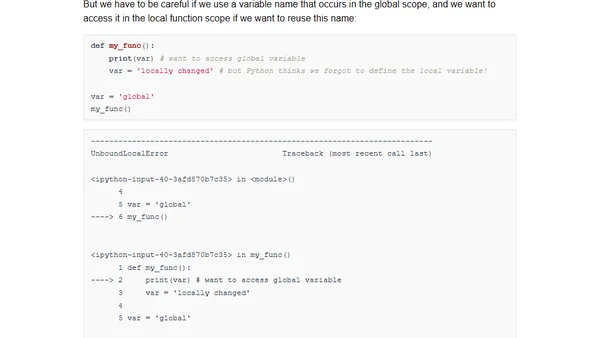 Diving deep into Python