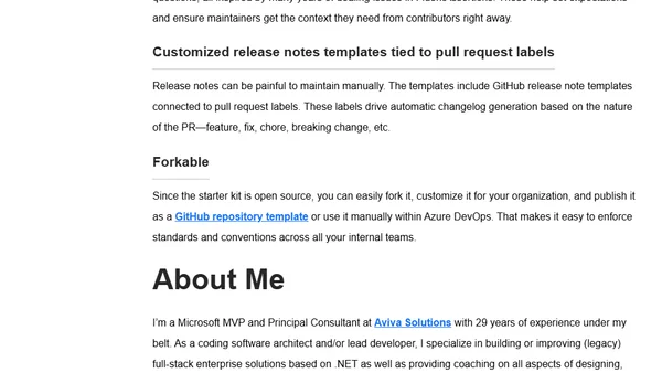 Kickstarting your libraries with the .NET Library Starter Kit