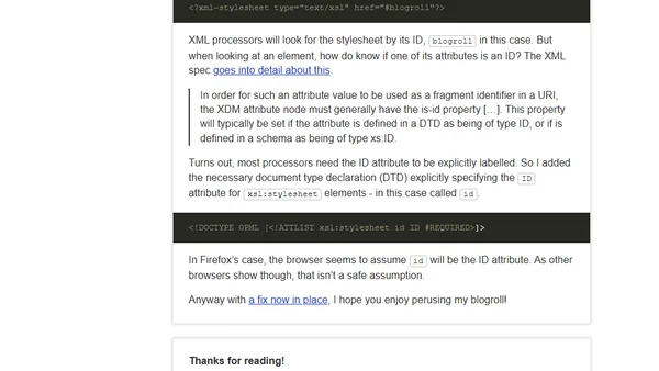 Addendum to my blogroll escapade